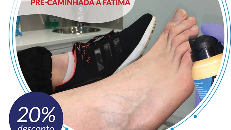 Consulta / Tratamento pré-caminhada a Fátima